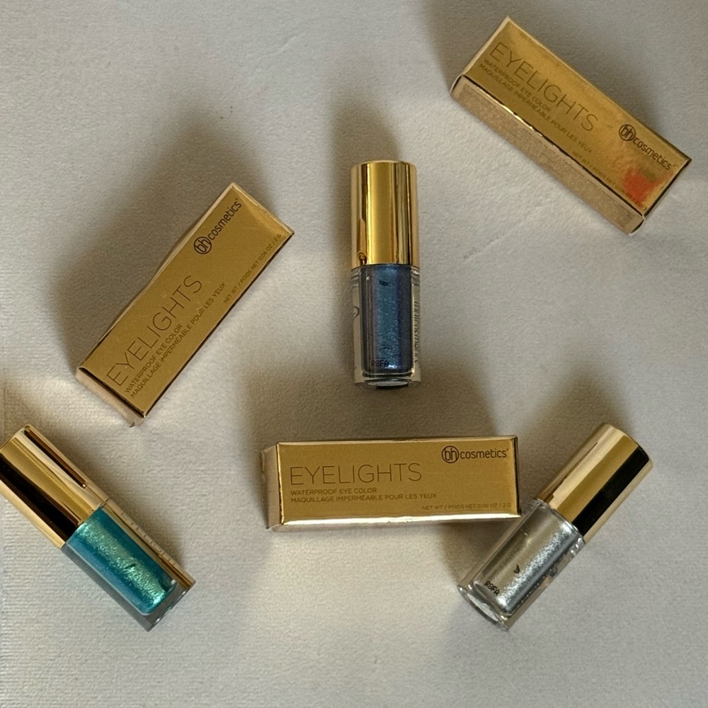 Lot 3 pc Glitter bh cosmetics Eyelights Urban Outfitters Waterproof Eye Toppers - Picture 11 of 12